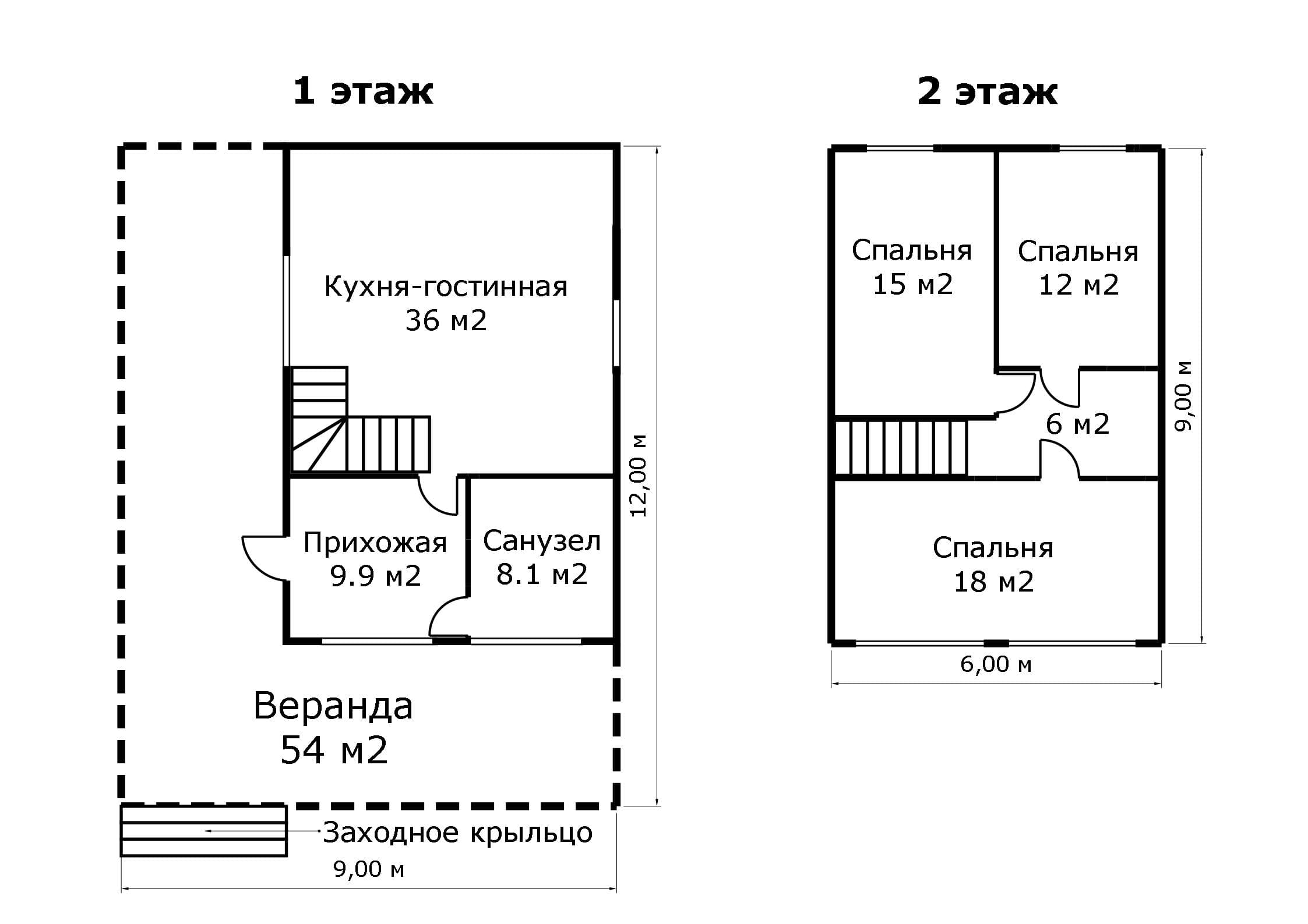 Дом 162 м² в СНТ Энергия — планировка